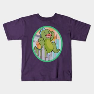 “Oh No, There Goes Little Tokyo” Kids T-Shirt